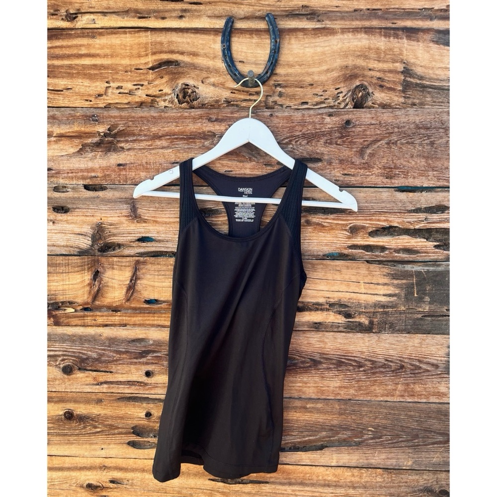 DANSKIN NOW | Black Racerback Athletic Tank Top S